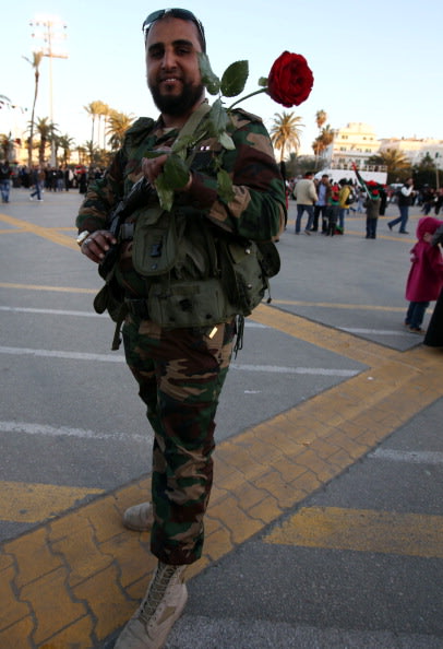 احتفالات الليبيين بمرور عام على ثورتهم ضد القذافي 139070349-jpg_171204
