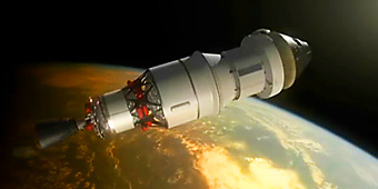 NASA animation of Orion's first test flight (FOX)