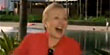 Hillary Clinton Laughs at Half-Naked Man (ABC News)