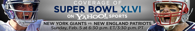 Yahoo! Sports: Coverage of Super Bowl 2012