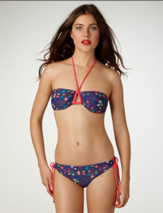 Tribal Bandeau Bikini Top and Bottoms