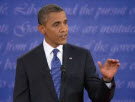 Obama at podium
