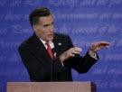 Romney gesturing