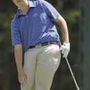 Amateur Beau Hossler watches his drive on the third hole during the third round of the U.S. Open Championship golf tournament Saturday, June 16, 2012, at The Olympic Club in San Francisco. (AP Photo/Eric Risberg)