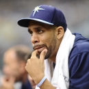 Tampa Bay Rays pitcher David Price looks on during a baseball game against the Kansas City Royals Sunday, June 16, 2013, in St. Petersburg, Fla. (AP Photo/Brian Blanco)
