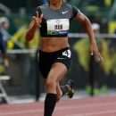 EUGENE, OR - JUNE 22:  Allyson Felix competes in a preliminary round of the women's 100 meter dash during Day One of the 2012 U.S. Olympic Track & Field Team Trials at Hayward Field on June 22, 2012 in Eugene, Oregon.  (Photo by Andy Lyons/Getty Images)