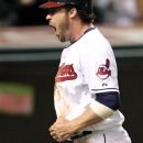 Cleveland Indians' Jason Kipnis reacts after scoring in the eighth inning in a baseball game against the Detroit Tigers, Wednesday, May 23, 2012, in Cleveland. The Indians won 4-2. (AP Photo/Tony Dejak)