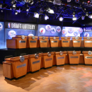 NEW YORK, NY - MAY 21: A general overall view of the 2013 NBA Draft Lottery on May 21, 2013 at the ABC News' 