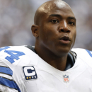 Dallas Cowboys outside linebacker DeMarcus Ware (94) walks the sideline during the first half of an NFL football game against the New Orleans Saints Sunday, Dec. 23, 2012 in Arlington, Texas. (AP Photo/Sharon Ellman)