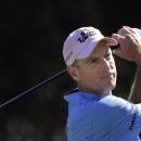 Jim Furyk watches his drive off the 10th tee during the second round of The McGladrey Classic PGA Tour golf tournament on Friday, Oct. 19, 2012, in St. Simons Island, Ga. (AP Photo/Stephen Morton)