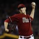Arizona Diamondbacks' Patrick Corbin throws against the Colorado Rockies in the first inning during a baseball game on Sunday, April 28, 2013, in Phoenix. (AP Photo/Ross D. Franklin)