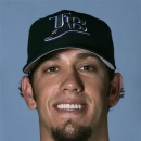 FILE-This is a 2007 file photo of James Shields of the Tampa Bay Devil Rays baseball team.  The Kansas City Royals have acquired starting pitchers Shields and Wade Davis from the Tampa Bay Rays for outfielder Wil Myers and a package of minor league prospects Sunday Dec. 9, 2012. (AP Photo/Al Behrman,File)