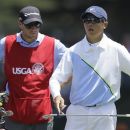 Andy Zhang waits to hit on the 18th tee during the first round of the U.S. Open Championship golf tournament Thursday, June 14, 2012, at The Olympic Club in San Francisco. (AP Photo/Eric Risberg)