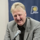 INDIANAPOLIS, IN - June 27: Larry Bird, President of Basketball Operations for the Indiana Pacers walks away on June 27, 2012 at Bankers Life Fieldhouse in Indianapolis, Indiana. (Photo by Ron Hoskins/NBAE via Getty Images)