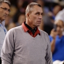 IFLE - In this Jan. 25, 2013, file photo, Ivan Lendl, coach of Britain's Andy Murray, reacts after Murray lost the fourth set to Switzerland's Roger Federer in the men's semifinal at the Australian Open tennis championship in Melbourne, Australia. Lendl is not planning on returning to coaching 