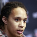 Baylor's Brittney Griner speaks at a news conference during the Big 12 Conference NCAA college basketball media day, Thursday, Oct. 25, 2012, in Dallas. (AP Photo/The Fort Worth Star-Telegram, Paul Moseley)