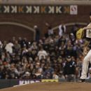 San Francisco Giants pitcher Matt Cain delivers against the Houston Astros during the seventh inning of a baseball game in San Francisco, Wednesday, June 13, 2012. (AP Photo/Jeff Chiu)