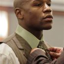 FILE - This Dec.. 21, 2011 file photo shows boxer Floyd Mayweather Jr.,  waiting for sentencing in Clark County District Court, in Las Vegas. Mayweather Jr. is due for release from a Las Vegas jail by the weekend, after serving two months in a domestic battery case. Records show the 35-year-old undefeated champion is due for release Friday Aug. 3, 2012, from the Clark County jail in downtown Las Vegas.  (AP Photo/Julie Jacobson, file)