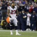 FILE - Houston Texans running back Arian Foster stands on the field during the second half of an AFC divisional playoff NFL football game against the New England Patriots in Foxborough, Mass., in this Jan. 13, 2013 file photo. Foster told the NFL Network's Alex Flanagan on Thursday that he will 