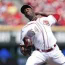 CINCINNATI, OH - MAY 27: Aroldis Chapman #54 of the Cincinnati Reds pitches the ninth inning against the Cleveland Indians during the interleague game at Great American Ball Park on May 27, 2013 in Cincinnati, Ohio. The Reds won 4-2. (Photo by Joe Robbins/Getty Images)