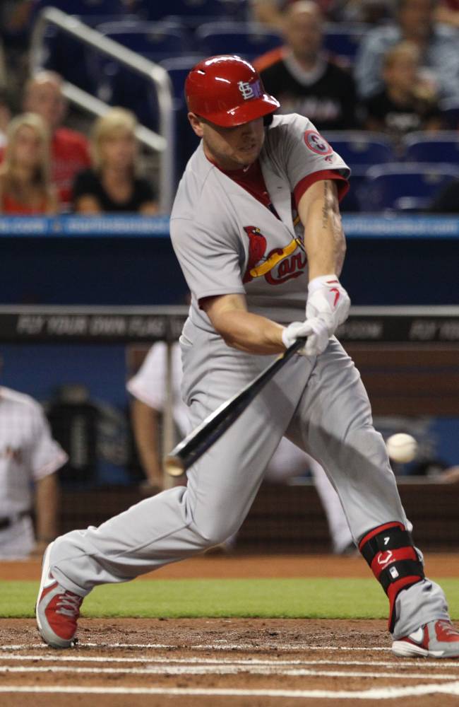 Beltran homers twice as Cards beat Marlins 13-7