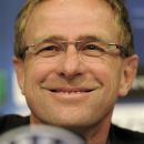 FILE - In this April 25, 2011 file picture soccer coach  Ralf Rangnick attends a press conference in Gelsenkirchen, Germany. According to German dapd news agency, Austria' s Red Bull Salzburg soccer club announced Sunday June 24, 2012  they hired German coach Roger Schmidt as coach and Ralf Rangnick as their new manager.  Schmidt  was coach with German  second divisioner SC Paderborn before and Rangnick  has  trained  Bundesliga clubs Schalke 04 and TSG 1899 Hoffenheim.  (AP Photo/Martin Meissner,File)