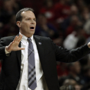 Northwestern head coach Chris Collins directs his team in the first half of an NCAA college basketball game against Indiana in the second round of the Big Ten Conference tournament, Thursday, March 12, 2015, in Chicago. (AP Photo/Nam Y. Huh)