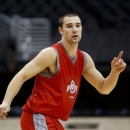FILE - Ohio State's Aaron Craft practices for a regional semifinal game in the NCAA college basketball tournament in Los Angeles, in this March 27, 2013 file photo. Craft is one of the most hated college basketball players over the past 30 years according to the Grantland.com brackets. (AP Photo/Jae C. Hong)