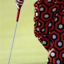 John Daly waits his turn on the 14th hole during the first round of the PGA Championship golf tournament on the Ocean Course of the Kiawah Island Golf Resort in Kiawah Island, S.C., Thursday, Aug. 9, 2012. (AP Photo/John Raoux)