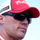 Harvick in position to make noise down stretch