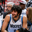 MINNEAPOLIS, MN - MARCH 12: Ricky Rubio #9 of the Minnesota Timberwolves smiles on the bench during a game against the San Antonio Spurs on March 12, 2013 at Target Center in Minneapolis, Minnesota. (Photo by David Sherman/NBAE via Getty Images)