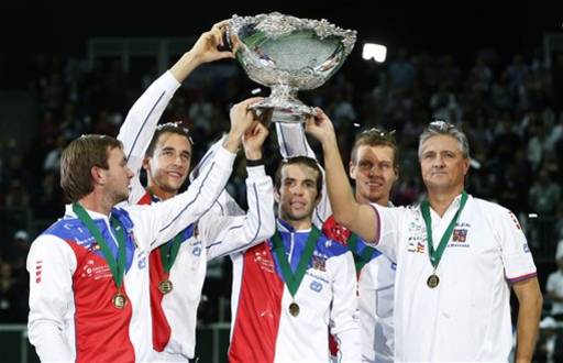 APTOPIX Czech Republic Spain Tennis Davis Cup