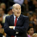 CHARLOTTE, NC - NOVEMBER 06: Head coach Steve Clifford of the Charlotte Bobcats yells to his team during their game against the Toronto Raptors at Time Warner Cable Arena on November 6, 2013 in Charlotte, North Carolina. (Photo by Streeter Lecka/Getty Images)