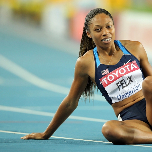Allyson Felix is a close second, but Ezinne is still the hottest.