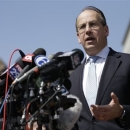 NFL lawyer Paul Clement speaks outside the U.S. Courthouse Tuesday, April 9, 2013, in Philadelphia after a hearing to determine whether the NFL faces years of litigation over concussion-related brain injuries. Thousands of former players have accused league officials of concealing what they knew about the risk of playing after a concussion. The lawsuits allege the league glorified violence as the game became a $9 billion-a-year industry. (AP Photo/Matt Rourke)