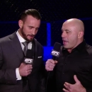 Former WWE superstar CM Punk meets with UFC commentator Joe Rogan to discuss his UFC debut coming in 2015.