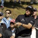 Phil Mickelson hits a drive on the sixth hole during a practice round for the U.S. Open Championship golf tournament Tuesday, June 12, 2012, at The Olympic Club in San Francisco. (AP Photo/Charlie Riedel)