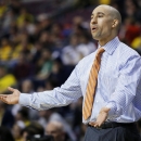 Virginia Commonwealth coach Shaka Smart reacts to a play in the first half against Akron in a second-round game of the NCAA men's college basketball tournament Thursday, March 21, 2013, in Auburn Hills, Mich. (AP Photo/Duane Burleson)