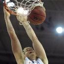 Florida's Erik Murphy dunks during the first half of an NCAA college basketball game against Missouri in Gainesville, Fla., Saturday, Jan. 19, 2013. (AP Photo/Phil Sandlin)
