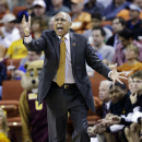 Minnesota head coach Tubby Smith reacts to a call during the first half of a third-round game of the NCAA college basketball tournament against Florida, Sunday, March 24, 2013, in Austin, Texas. (AP Photo/David J. Phillip)