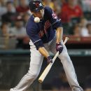 HOUSTON, TX - JUNE 23: Pitcher Jeanmar Gomez #58 of the Cleveland Indians fouls off a bunt attempt to strike out against the Houston Astros at Minute Maid Park on June 23, 2012 in Houston, Texas. (Photo by Bob Levey/Getty Images)