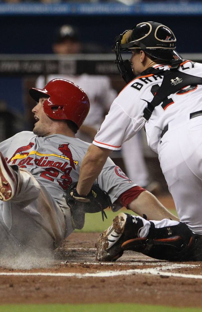 Beltran homers twice as Cards beat Marlins 13-7