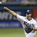 Tampa Bay Rays starting pitcher Alex Cobb delivers to the Baltimore Orioles during the second inning of a baseball game, Monday, Oct. 1, 2012, in St. Petersburg, Fla. (AP Photo/Chris O'Meara)