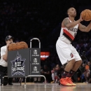 Damian Lillard of the Portland Trail Blazers participates in the skills challenge during NBA basketball All-Star Saturday Night, Feb. 16, 2013, in Houston. (AP Photo/Eric Gay)