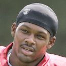 FILE - In this Aug. 24, 2005 file photo, Washington Redskins football player Sean Taylor is shown at training camp in Ashburn, Va. A judge in Miami has set an April 16 trial date for the alleged shooter in the 2007 killing of Taylor. Four men accused in the slaying will be tried separately. The judge said Friday that the first to stand trial will be 21-year-old Eric Rivera Jr. (AP Photo/Lawrence Jackson, File)