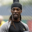 Pittsburgh Pirates' Andrew McCutchen takes batting practice during the baseball team's workout in Pittsburgh on Monday, Sept. 30, 2013. The Pirates are scheduled to face the Cincinnati Reds in the National League Wild Card game on Tuesday in Pittsburgh. (AP Photo/Gene J. Puskar)