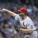 St. Louis Cardinals' Jake Westbrook pitches to a Milwaukee Brewer batter during the first inning of a baseball game Thursday, May 2, 2013, in Milwaukee. (AP Photo/Tom Lynn)