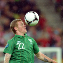 Irish midfielder James McClean controls the ball during a match on June 14, 2012 in Gdansk, Poland (AFP Photo/Gabriel Bouys)