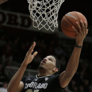 Colorado's Andre Roberson lays up a shot against Stanford during the second half of an NCAA college basketball game Wednesday, Feb. 27, 2013, in Stanford, Calif. (AP Photo/Ben Margot)