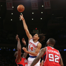 NEW YORK, NY - APRIL 17: Chris Copeland #14 of the New York Knicks scores two in the fourth and ended the game with a team high of 33 against the Atlanta Hawks at Madison Square Garden on April 17, 2013 in New York City. The Knicks defeated the Hawks 98-92. (Photo by Bruce Bennett/Getty Images)